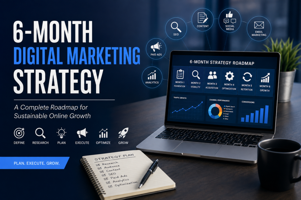 The 6-Month SEO Growth Framework: Foundation, Build, Scale  A Playbook for Any Business